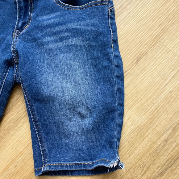 ❤️😎Paris Blues Blue Bermuda Denim Vintage Shorts - Picture 3 of 9